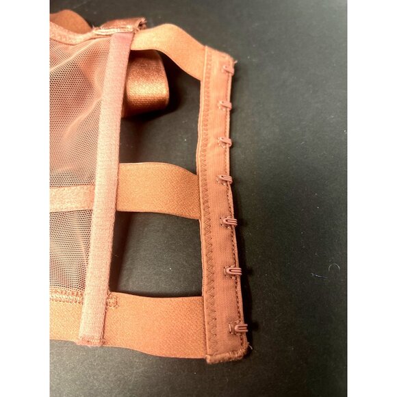 Victoria’s Secret 34DD Very Sexy Balconet Bra Bustier Mauve Underwire Lined - Picture 5 of 7